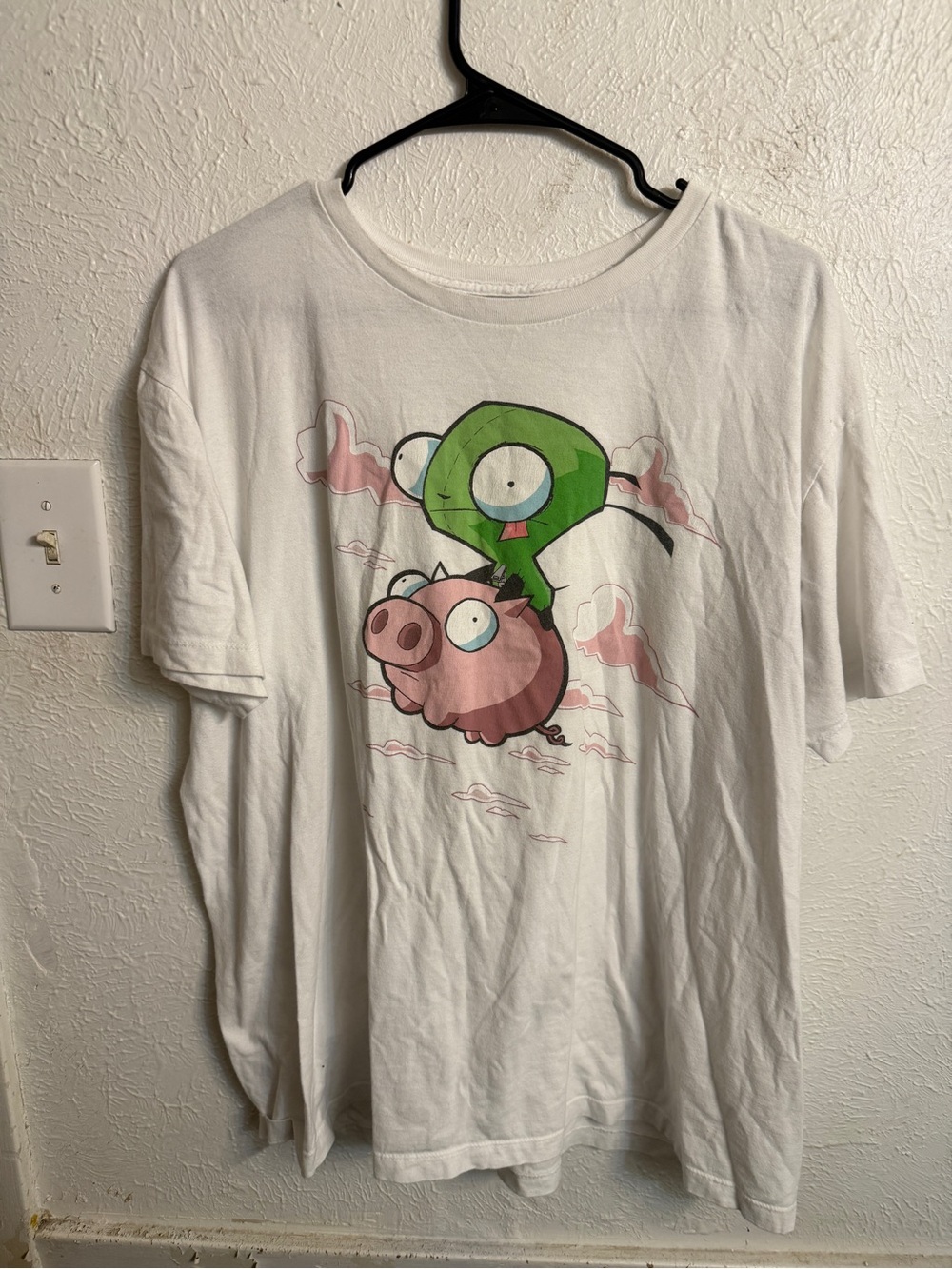 White Invader Zim Graphic T-Shirt